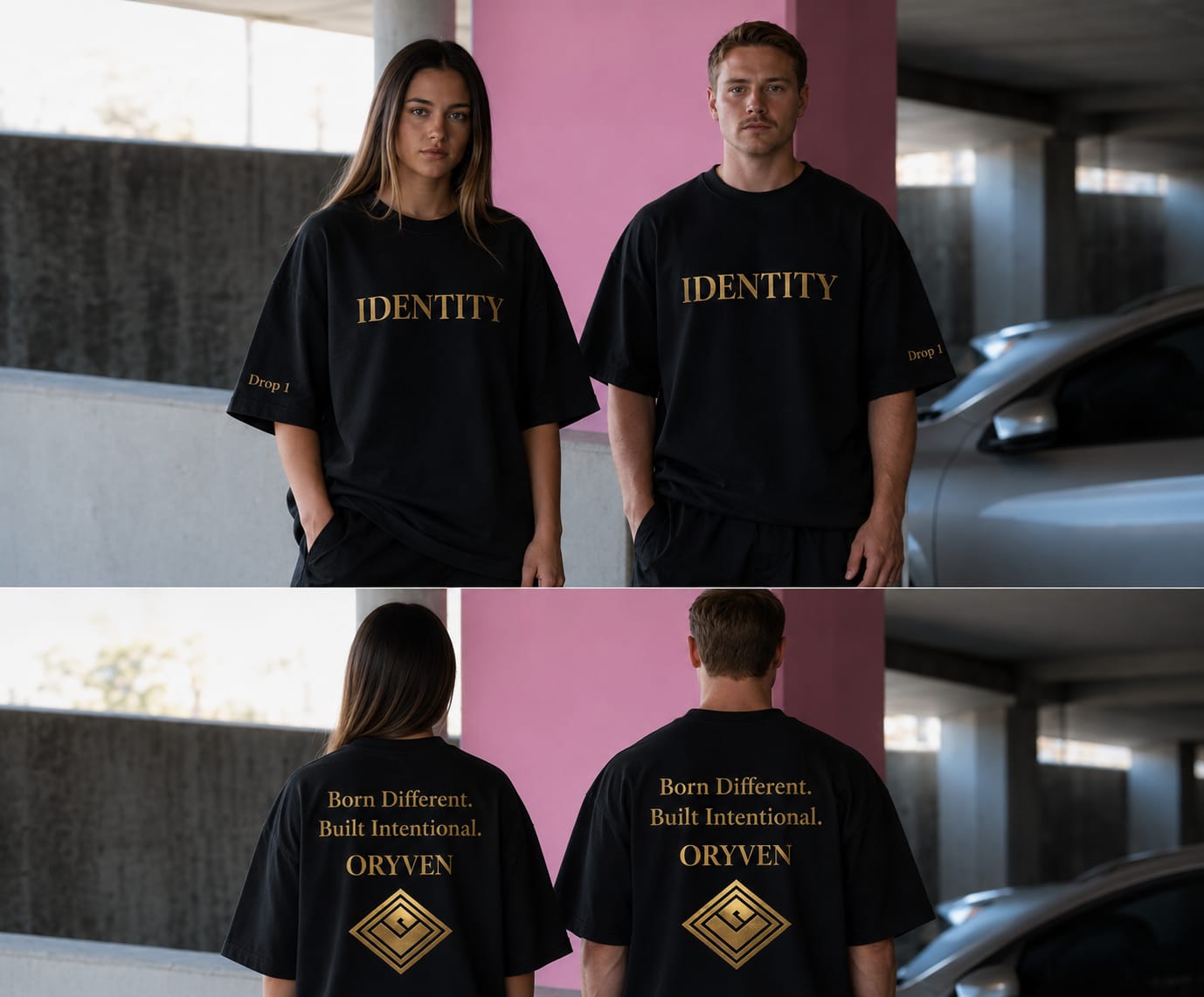 ORYVEN Identity Oversized Tee