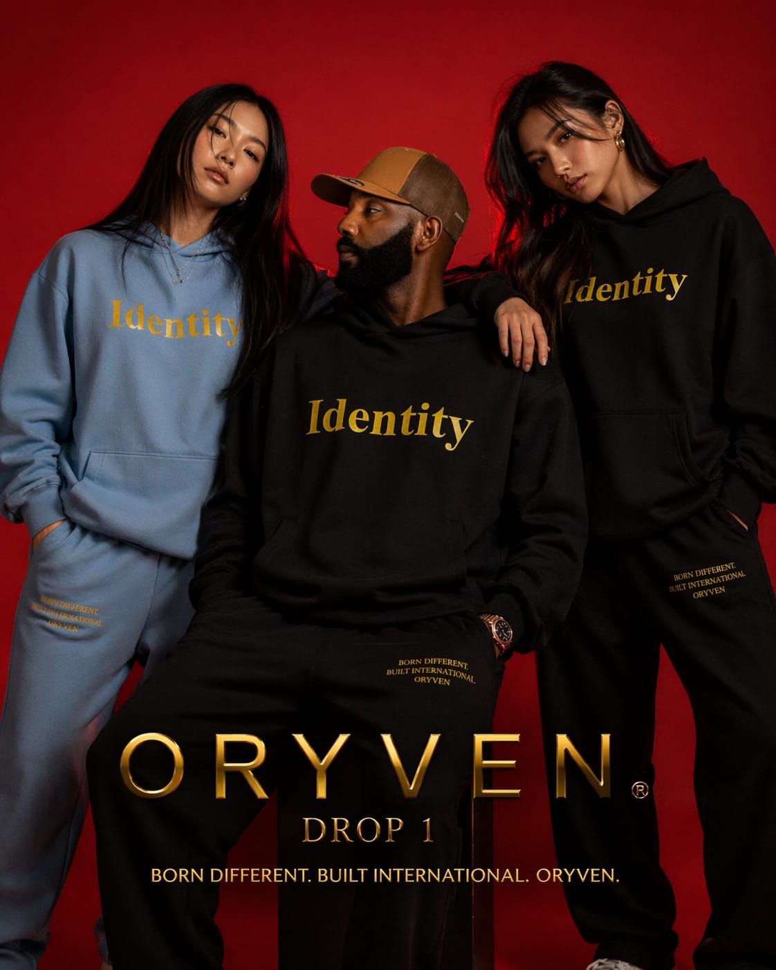 ORYVEN IDENTITY OVERSIZED HEAVYWEIGHT HOODIE