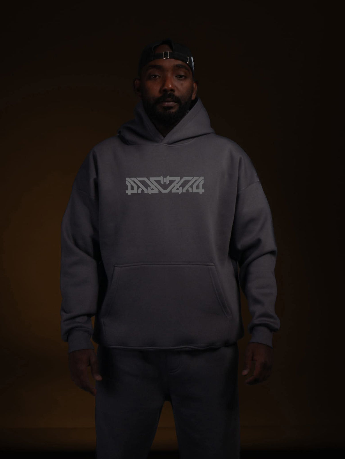 ORYVEN Oversized Hoodie - Reflective Drop