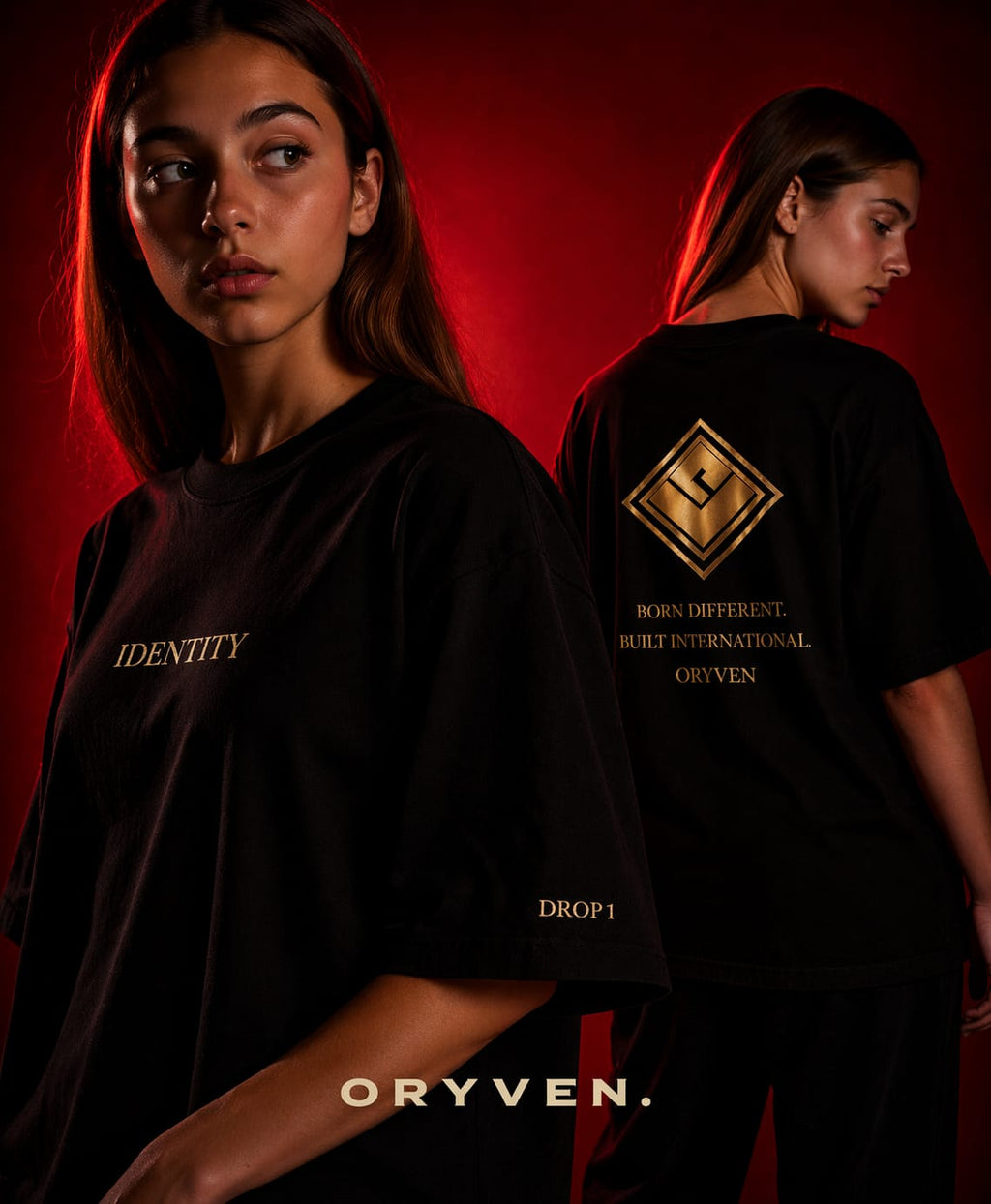 ORYVEN Identity Oversized Tee