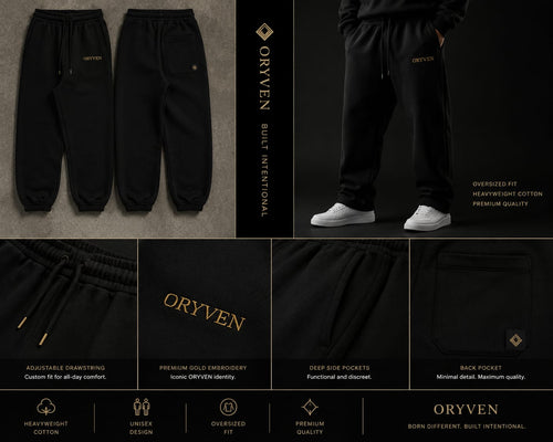 ORYVEN Essential Oversized Sweatpants