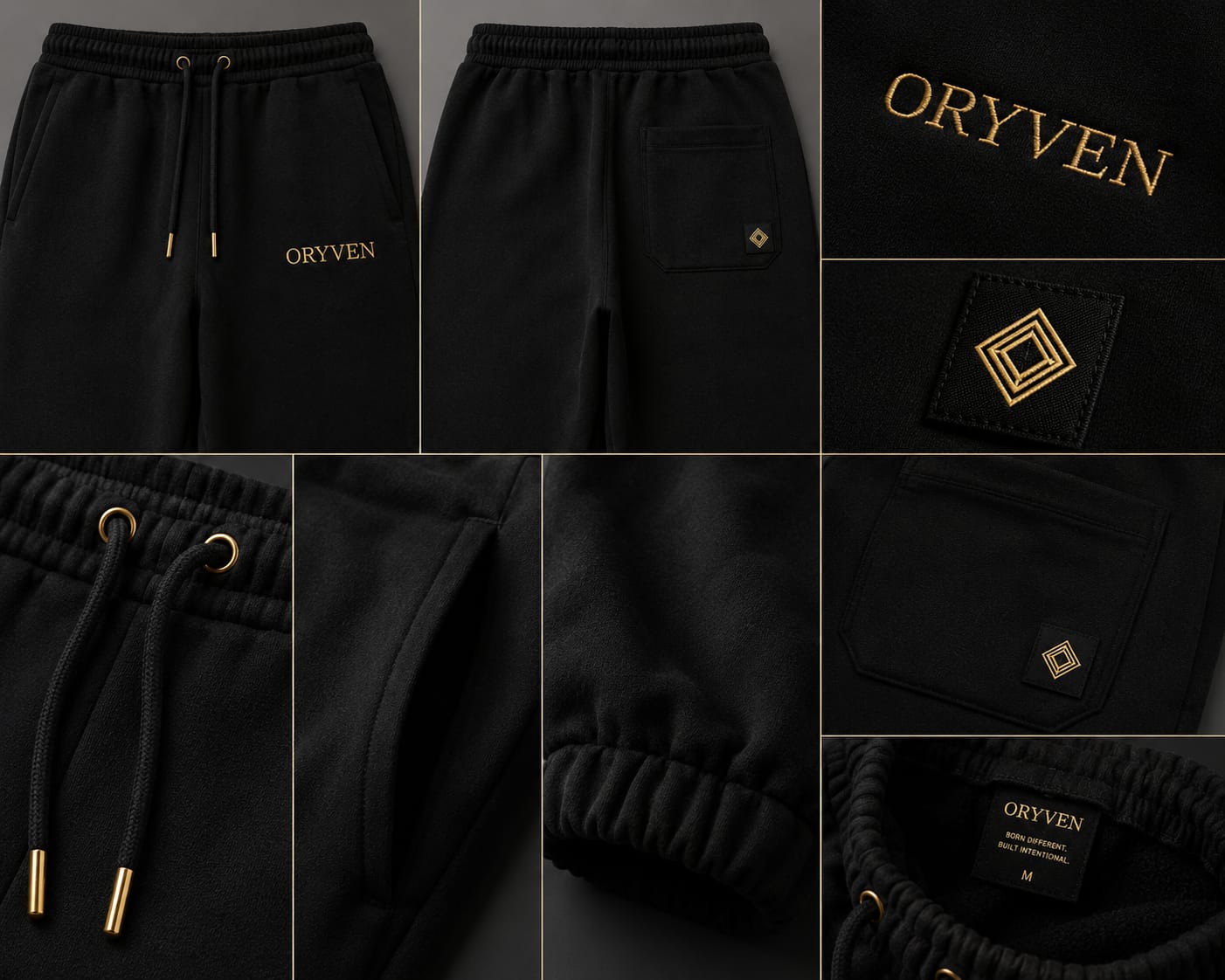 ORYVEN Essential Oversized Sweatpants