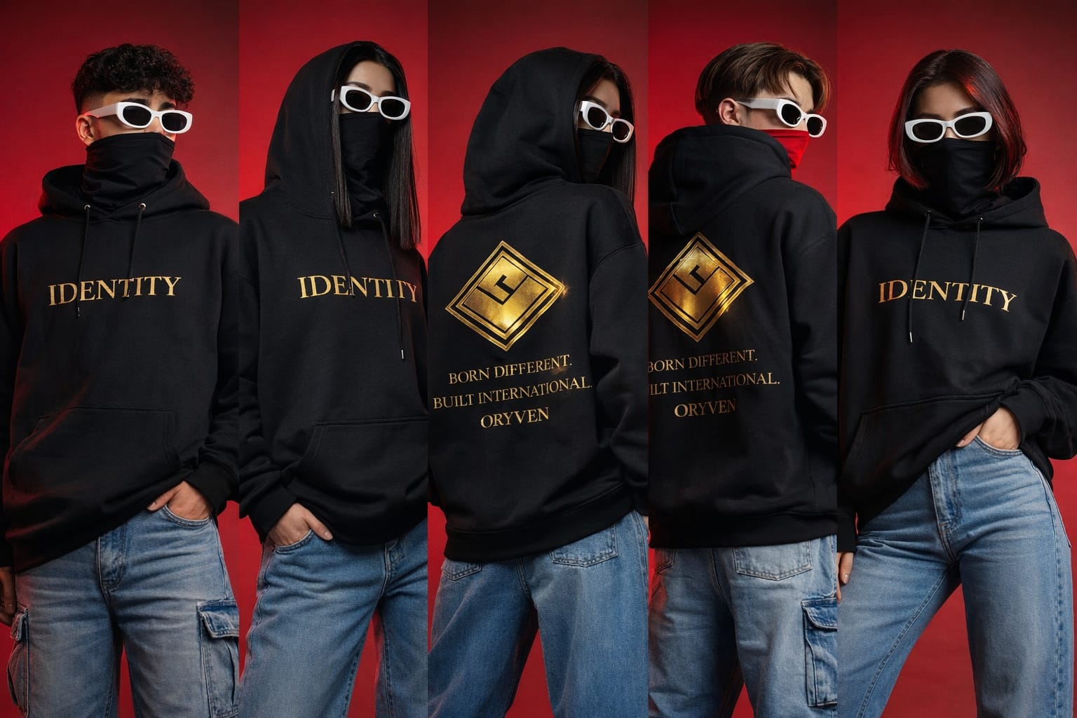 ORYVEN IDENTITY OVERSIZED HEAVYWEIGHT HOODIE