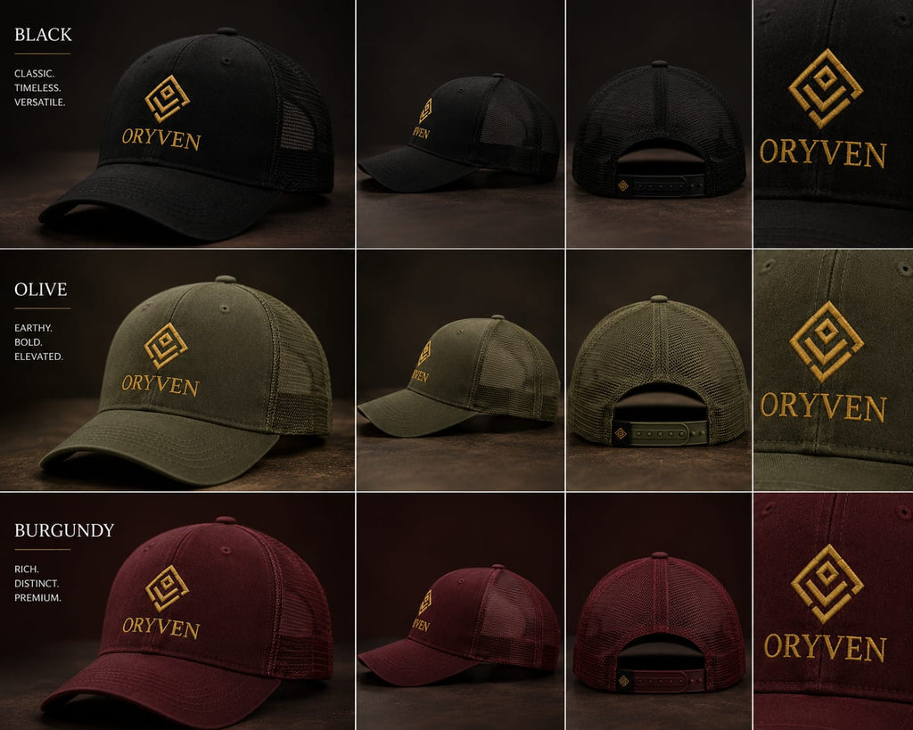 ORYVEN Signature Trucker cap