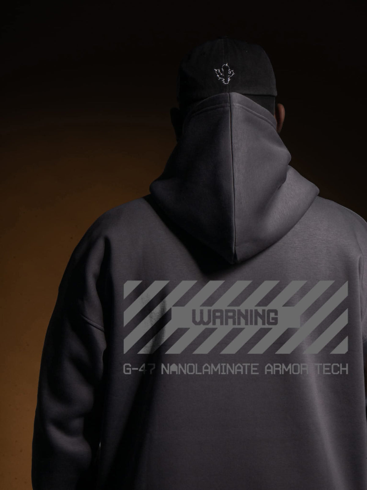 ORYVEN Oversized Hoodie - Reflective Drop