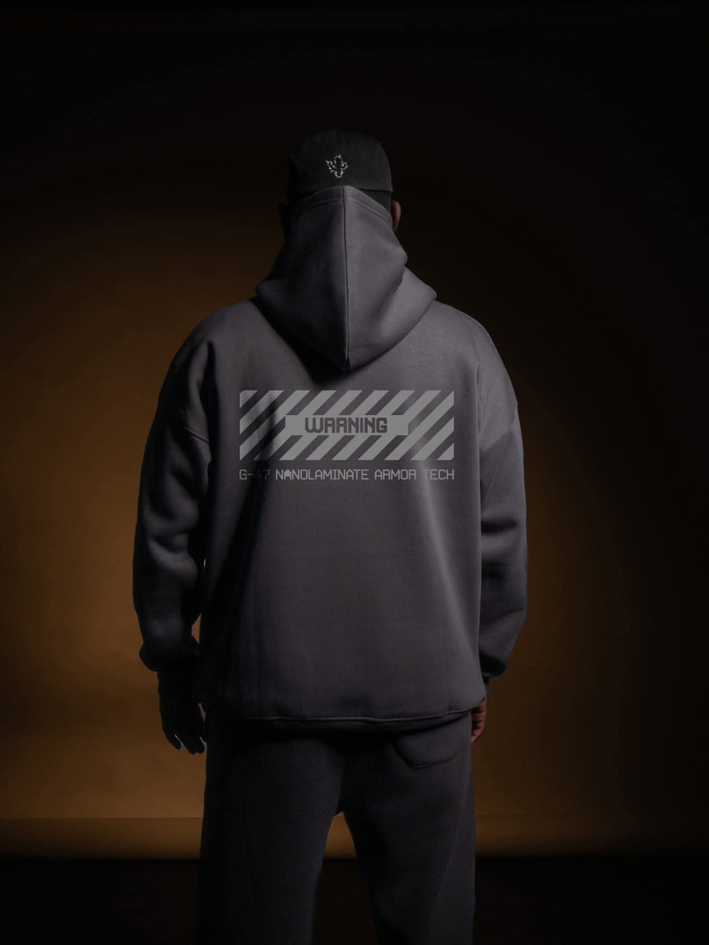 ORYVEN Oversized Hoodie - Reflective Drop