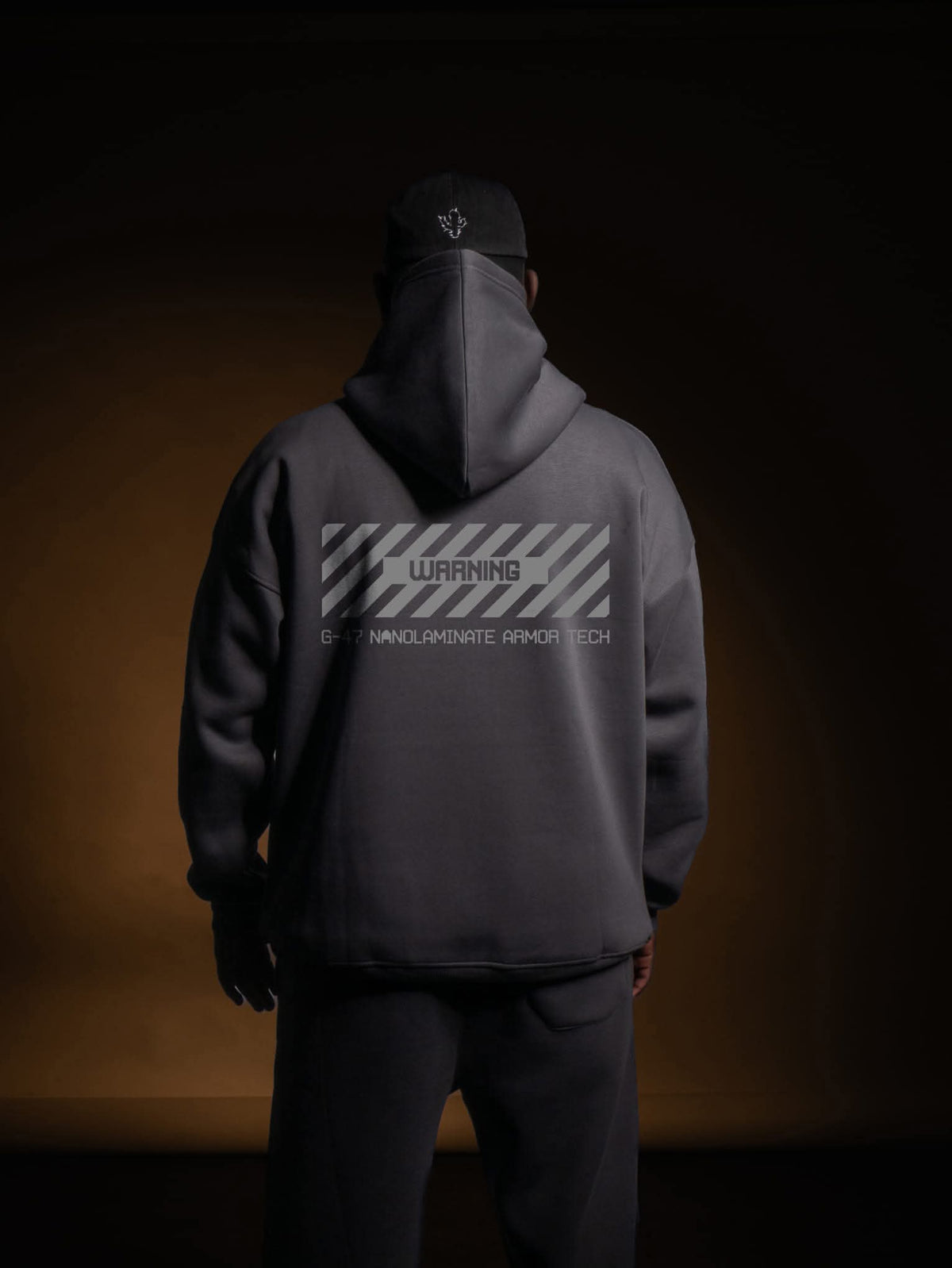 ORYVEN Oversized Hoodie - Reflective Drop